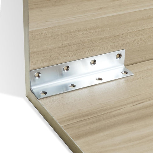 4 Pack 5.51" Furniture,140mm L Bracket, Heavy Duty Corner Brace, Metal Shelf Bracket Angle Bracket for Shelves
