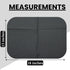 125 13"x18" 3 (125, Black Disposable Dental Bibs | Ply Waterproof Dental/Tattoo/Nail Bib for Patients | Dental Tray