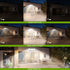 7500LM 3 IP66 38W LED Security Light Motion Sensor Outdoor Lights, Adjustable Head Hardwired LED Flood Lights Outdoor