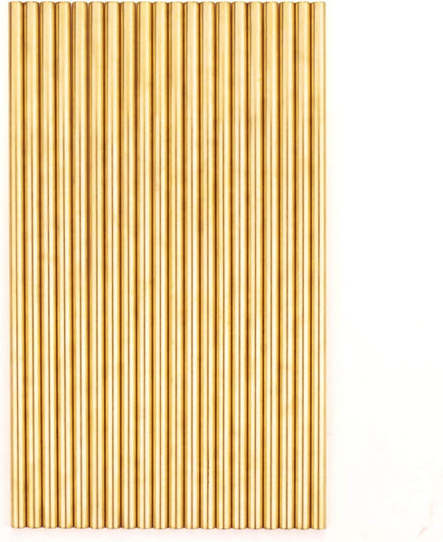 3mm Brass Round Rod, 20PCS Lathe Bar Stock, 3mm Diameter, 100mm Length