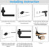 (7" Livabber Industrial Pipe Toilet Paper Holder - Vintage Style DIY Wall Mount Roll Tissue Towel Holder for Bathroom