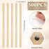 Fumete 500 Pieces Wooden Pencils Bulk, Hexagonal Grip HB Graphite Pencil Pack for Home Office Writing Supplies