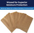 500 Count 7.5 10.5 3 Hospeco KL Waxed Kraft Receptacle Liner Bags, - Moisture-Resistant Feminine Hygiene Waste Bags