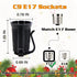 50FT C9 E17 12" C9 Set Light String Christmas Stringer, Light Sockets Spacing, Stringer Black Outdoor String Light