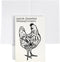 Amish Country, Pennsylvania, Butchers Block Meat Cuts, Black Chicken on White Press