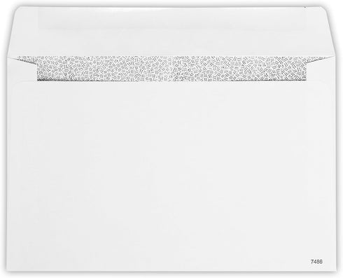 LUXPaper Double Window Tax Envelopes | Form W-2/1099 | Security Tint | 5 3/4" x 8 7/8" | 250 Qty