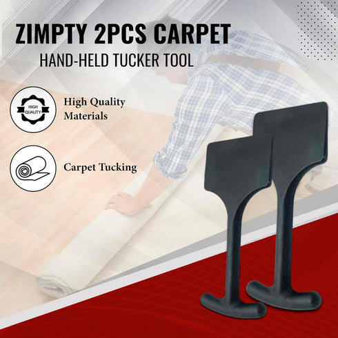 55-183 2PCS Carpet Tucking Hand-held Tucker Tool, Plastic Bolster Chisel Floor Welding Tool