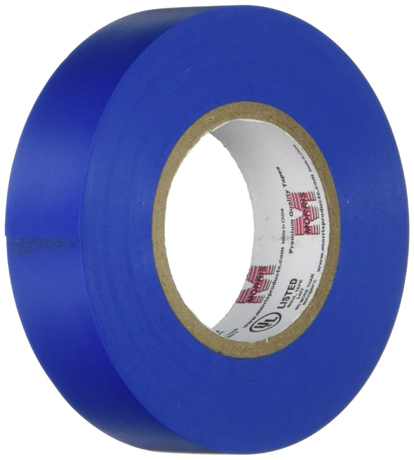 Morris 60050 Vinyl Plastic Electrical Tape, Blue, 7 mil x 60' x 3/4-inch, 1-Pack