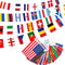 International Flags of The World Pennant Bunting - 100 Countries Flag Banner for Themed Parties