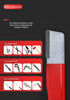 Handheld Garden Tool Sharpener, Carbide Knife Sharpener for Quick Pocket Blade Sharpening