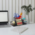 Ludato Black Mesh Desk Organizers Pen Holder, 4 Compartments Storage for Office Desk Accessories