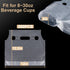 Ubamdom 300 Pack Packaging 12" 12.2" 2 Handle Drinking Poly Bags, Clear Plastic Bags for Delivery, L x H Hanging Hole