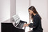 SCRIBBLEDO 10 Pack 11 x 14 Inch Double Sided Piano Board Dry Erase White Boards for Kids, Students, Musicians