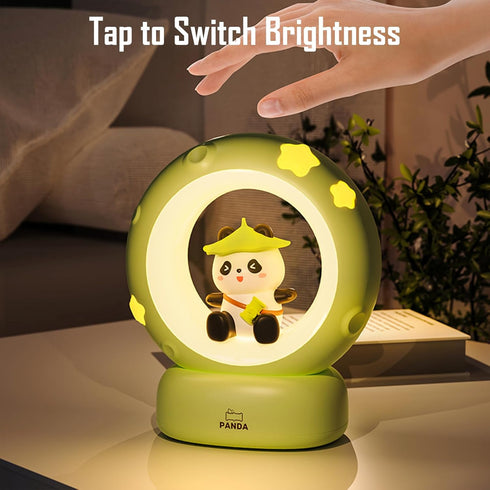 kvppvt 3 Cloud and Bunny Rechargeable Night Light, Safe Soft Silicone Material, Brightness Levels, Tap Control, Warm