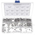 4-40 to 3/8"-16 Stainless Steel Internal Hex Drive Cup-Point Set Screws Assortment Kit