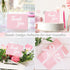 600 4x6 Inch Set Pcs Pink Thank You Cards Bulk with Kraft Envelopes and Stickers Blank Thank You Notes Box Minimalistic