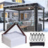 generic 7x14 FT Clear Tarp - Heavy Duty Waterproof Plastic Tarps with Grommets,