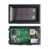 AKK LED Digital Voltmeter Ammeter Blue Red LED Amp Dual Digital Display Voltage Meter