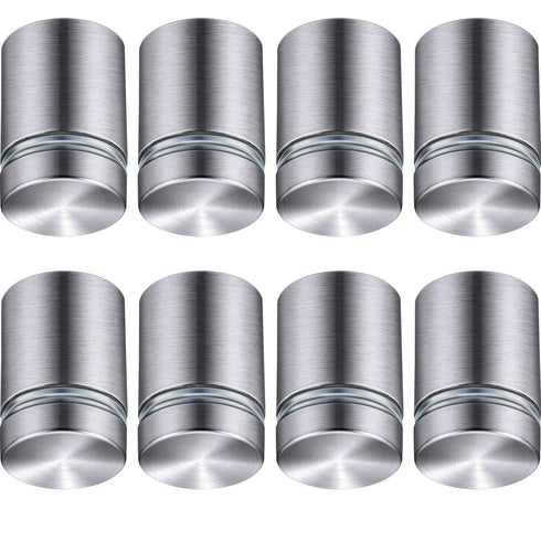 Pelopy 8 Pcs Sign Standoff Screws, Stainless Steel Wall Mounts for Glass Acrylic Nail