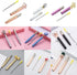 DUNBONG Black and Blue Ink Pen Refills, Replacement Metal Ballpoint Refill 3.2 in for Big Diamond or Crystal Pen, Pack
