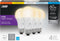Feit Electric A19 LED Light Bulb, 60W Equivalent, 5CCT, Dimmable, E26 Base, 800 Lumens, 4 Pack
