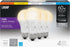 Feit Electric A19 LED Light Bulb, 60W Equivalent, 5CCT, Dimmable, E26 Base, 800 Lumens, 4 Pack