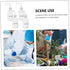 Eyelash Cleaning Tool, 4pcs Multi-function Plastic Bottles, Indoor Wash Bottle for Eyelashes, White
