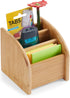 Bamboo Mini Desk Organizer, 3 Tier Storage for Office Supplies, Toiletries, Crafts, Great for Desk, Vanity, Tabletop