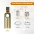 2pcs 180 M10 MECCANIXITY Sloped Ceiling Adapter, Degree Swivel Fine Thread Sloped Ceiling Light Fixture Adapter