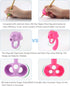 Training Grips for Pencil, Firesara Training Grips for Kids Handwriting Ergonomic 5 Fingers Fixed Sets for Posture
