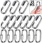 Quick Link, Lsqurel 304 Stainless Steel D Shape Locking Carabiner for Outdoor Use, Heavy Duty Chain Link (200lb-3000lb