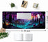 Mystic Forest Purple Desk Mat, Cute Large Mouse Pad Extended Gaming Mousepad XL, Aesthetic Keyboard Mat 31.5''X11.8''