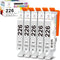Miss Deer Compatible 226 Gray Ink Cartridges Replacement for Canon CLI-226 High Yield (5-Pack, Gray)