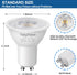 GU10 LED Light Bulbs, 7W (50W-60W-75W Equivalent), 38 120V 650Lm Non-Dimmable, Warm White 3000K, 8 Pack