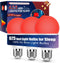 Neporal Red Light Bulbs for Sleep 9W, 100% Blue Light Blocking Red