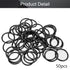 Othmro 50Pcs Nitrile Rubber O-Rings, 0.03in Wire Dia, 0.62in OD for Air Sealing, Black