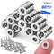 LOVIMAG 60 Pack Small Rare Earth Magnets, Round Magnets with Countersunk Hole and Screws, 0.31x0.12inch for Office