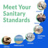 (2000 8 Packs 250) 14x16" Reli. Toilet Seat Covers Pcs, of | Disposable Toilet Seat Cover - Flushable - (Half-Fold) |