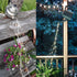 Solar Fairy String Lights Outside, Cool White Multi Strand 180 LEDs Watering Can Light for Outdoor Decor