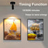 2 Pack Dimmable 3 350 Black LED Lights for Bedroom - Battery Wall Light with Lighting Colors, Rotate, Magnetic and USB