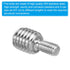 PATIKIL M5xM10x20mm Double End Threaded Stud Screw Bolt, 5 Pack Stainless Steel Rod Bolts