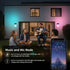 Fircestry 1500LM IP65 2 Pack Outdoor Wall Lights RGB, Smart Exterior Porch Sconces Wall Mounted Lighting, Waterproof