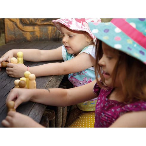 Yellow Door Set 9 Little People Sensory Play of Figures
