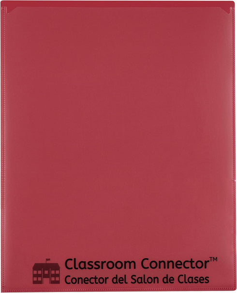C-Line 25 per Box Classroom Connector School-to-Home Folders, Red (32004)