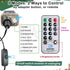 165Ft 500 Dimmable 8 Ultra Long LEDs String Lights Plug in, with Switch/Timer, Waterproof Copper String Lights