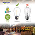 Jslinter S14 1W Outdoor String Lights Bulbs, Shatterproof & Waterproof, 2200K Warm White, 11W Equivalent, E26 Base