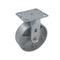 Heavy Duty Caster Steel Cast Iron Wheel, Rigid Caster 1250 LB Capacity, 6 Inch