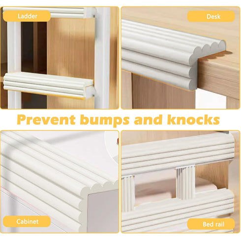 Soft Bunk Bed Ladder Pads with Cutter Foam Step Padding & Ladder Cover for Kids Loft Beds, Dorm Ladders, Stairs