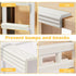 Soft Bunk Bed Ladder Pads with Cutter Foam Step Padding & Ladder Cover for Kids Loft Beds, Dorm Ladders, Stairs