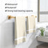 24" 2 Pack MKO Towel Bar for Bathroom, Towel Racks for Bathroom Hanger Wall Mounted, Hand Towel Holder Rod with Metal